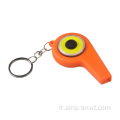 Pocket Emergency Whistle Keychain Lampe de poche